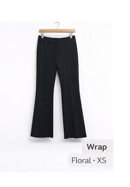 Elie Tahari Wide Leg Flare Dress Pants Black Mid Rise Estimated Size 10